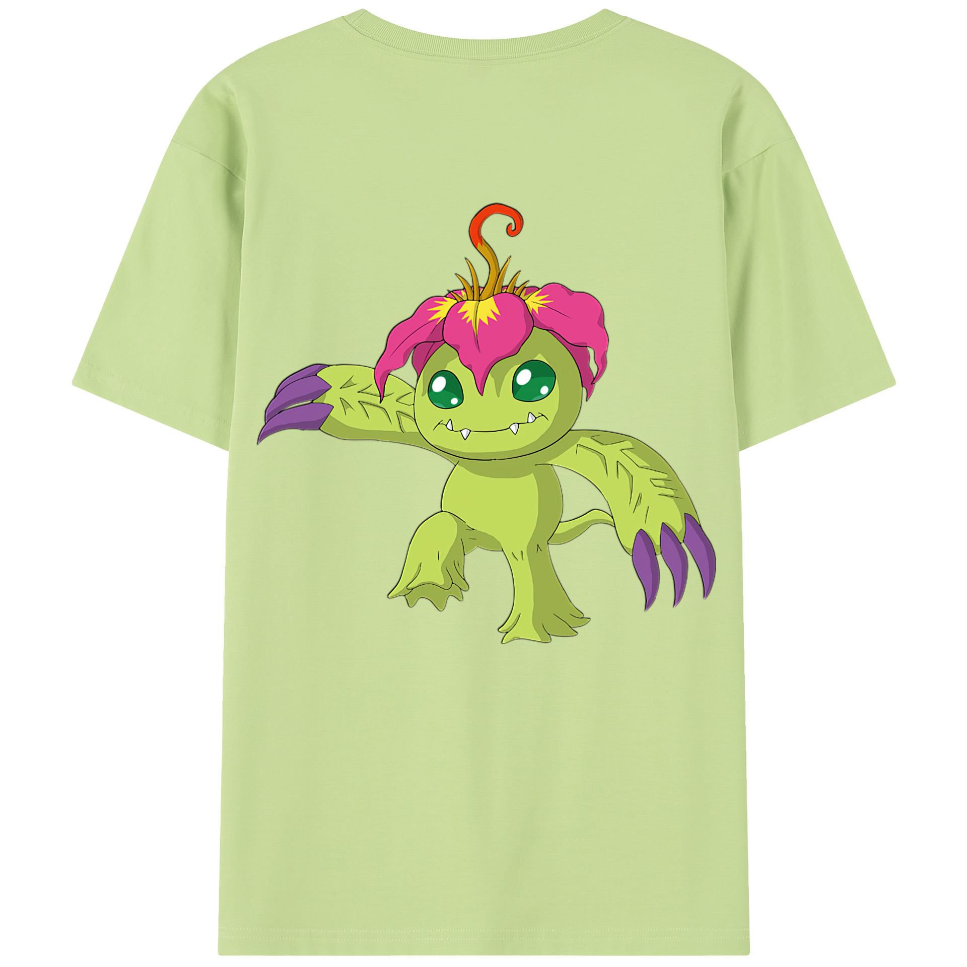 （画像用） Digimon デジタルモンスター/デジモン 綿100％半袖Tシャツ（背面プリント）